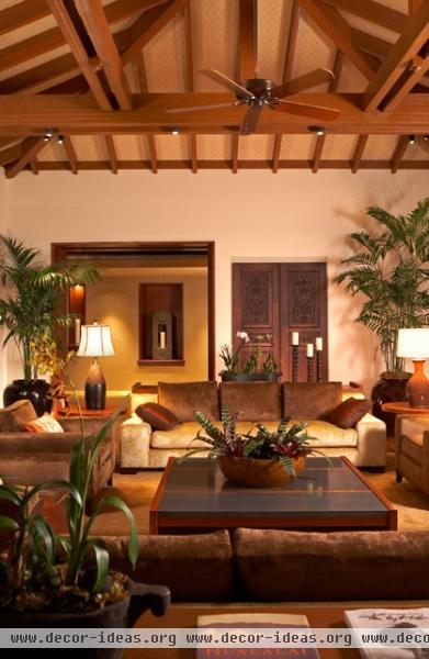 Ownby Design - tropical - living room - hawaii