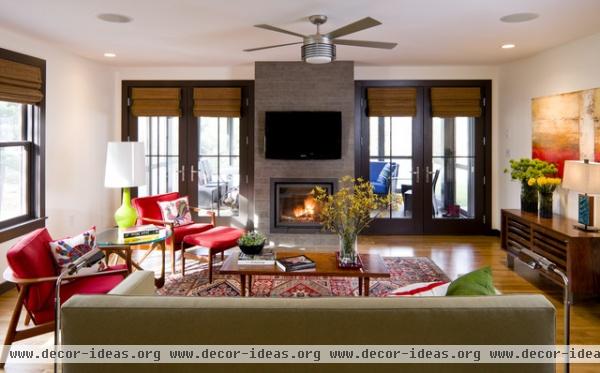 Accessible LEED Residence Living Room - modern - living room - boston