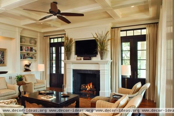 Living Room - traditional - family room - charleston