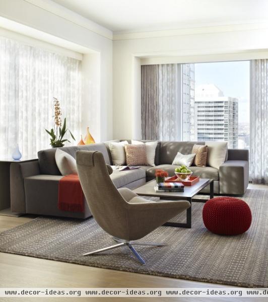 City Retreat - contemporary - living room - chicago