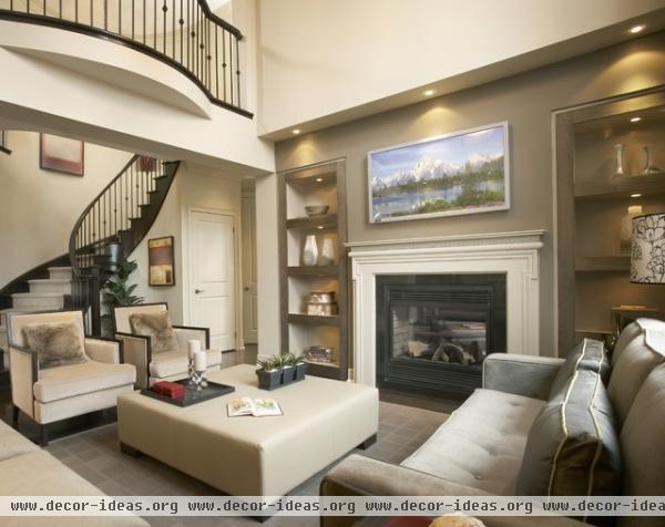 Great Room - contemporary - family room - toronto