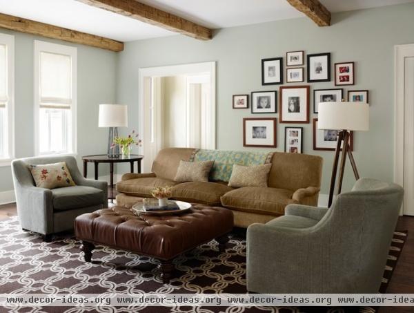 New Traditional Family Residence - traditional - living room - chicago