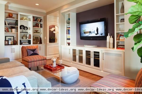 Reconfigured Interior Space for An Open Flow - contemporary - family room - dc metro