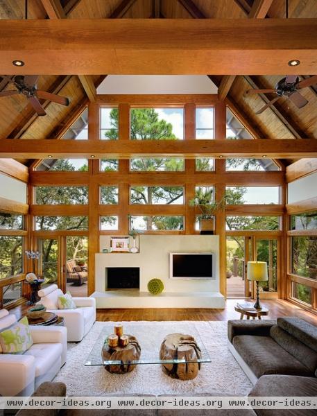 Tree House-Kiawah Island - contemporary - living room - charleston