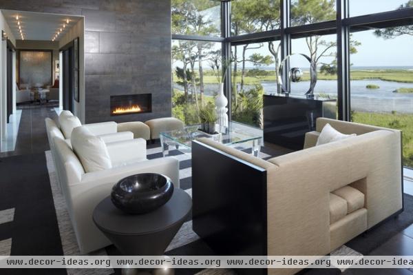 Modern House - modern - living room - charleston