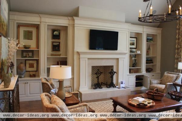 Built-Ins - traditional - living room - nashville