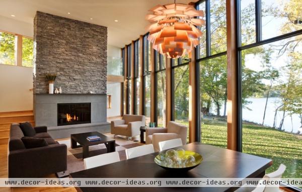 Farquar Lake Residence - modern - living room - minneapolis