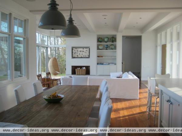 Great and dining rooms - eclectic - living room - other metro