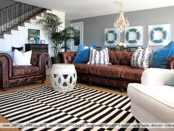 The Sandberg Home - eclectic - family room - orange county