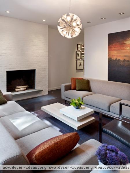 Society Hill Townhouse - modern - living room - philadelphia