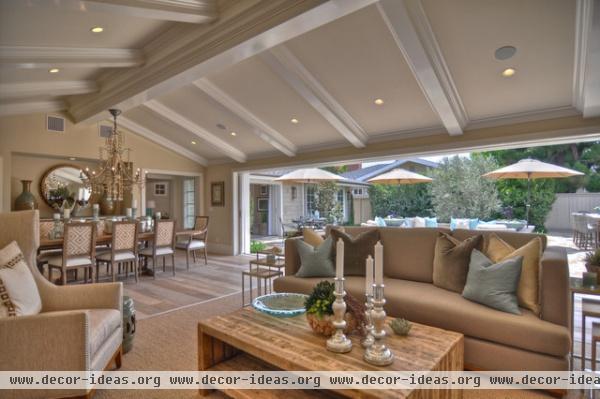 1512 Dolphin Terrace - traditional - living room - los angeles