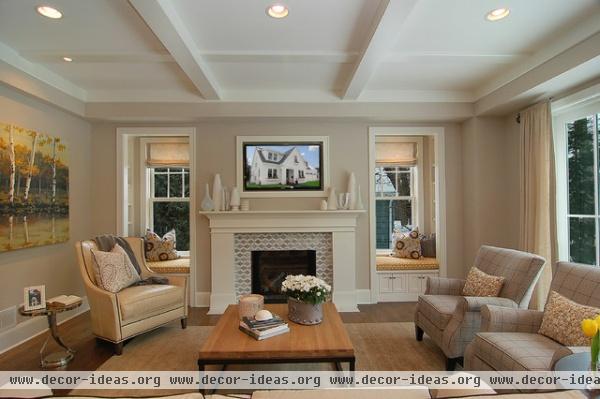 Great Neighborhood Homes - traditional - family room - minneapolis