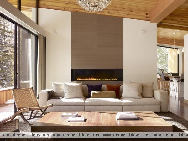 Sugar Bowl Residence - modern - living room - other metro