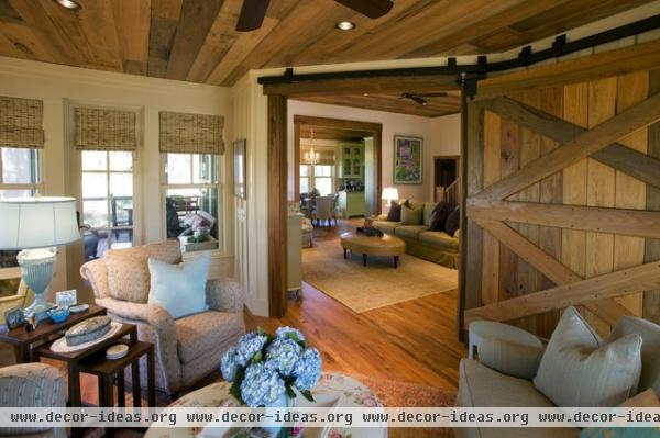 Stephanie's Cottage - traditional - living room - charleston