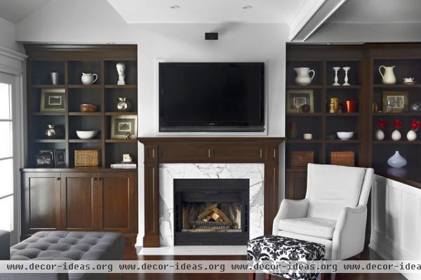 Indian Grove Family Room - traditional - family room - toronto