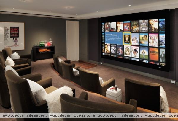 Arthur McLaughlin & Associates - contemporary - media room - san francisco