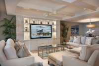 Moraya Bay Residence - contemporary - family room - miami