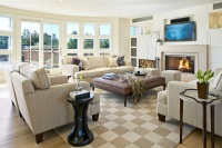 Amagansett Beach Retreat - contemporary - living room - new york