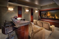 Contemporary Style in Laguna Beach, California - contemporary - media room - orange county