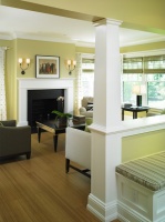 Contemporary Shingle Style Living Room - contemporary - living room - boston