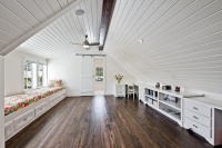 Attic/Loft space - contemporary - family room -