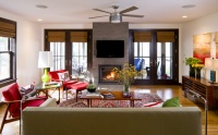 Accessible LEED Residence Living Room - modern - living room - boston