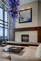 Penthouse Condo - modern - living room - seattle