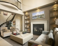 Great Room - contemporary - family room - toronto