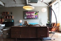 My Houzz: Vintage finds in funky Montreal artists' loft - eclectic - living room - montreal