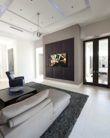 Media Wall - contemporary - media room - tampa