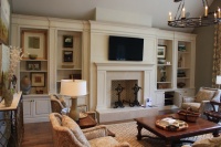 Built-Ins - traditional - living room - nashville