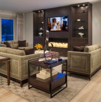 Bloomfield Renovation - contemporary - family room - birmingham