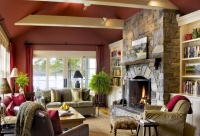 Lake House - contemporary - living room - burlington