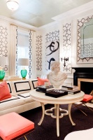 Tobi Fairley Interior - eclectic - living room - new york