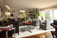 Organized collecting - contemporary - living room - portland