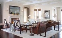 Chalet Interiors - traditional - living room - denver