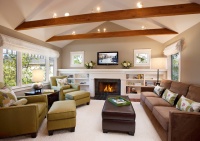 Family Room - contemporary - living room - santa barbara