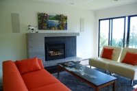 custom fireplace - contemporary - family room - vancouver