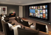 Arthur McLaughlin & Associates - contemporary - media room - san francisco