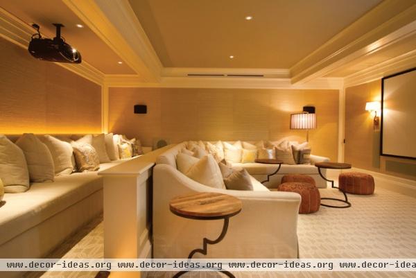 2012 CotY Award-Winning Interiors - contemporary - media room - new york