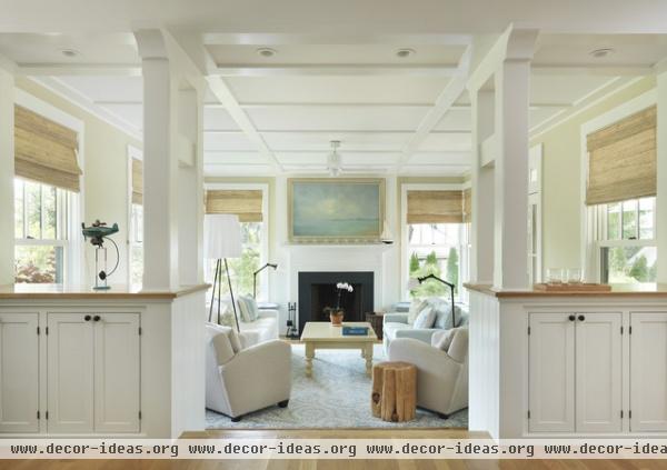 Jamestown Residence: Living Area - traditional - living room - providence