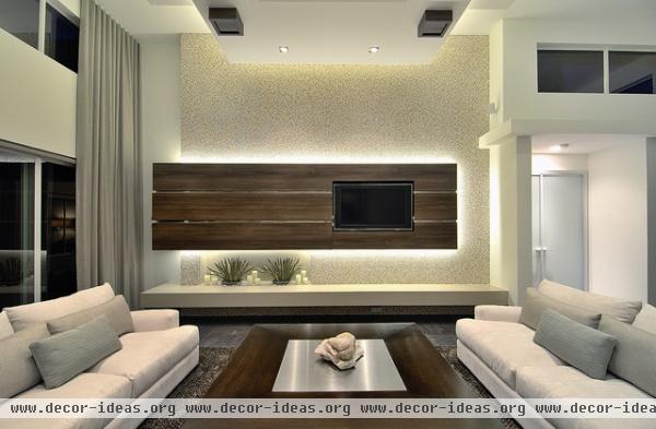 Luxury Real Estate Living Room - modern - family room - miami