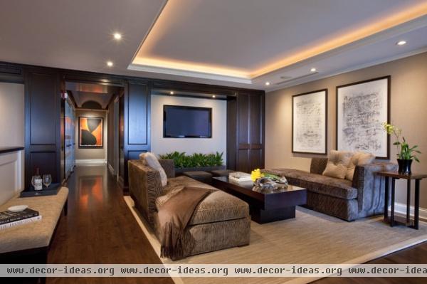 Lincoln Park West Lounge B - contemporary - family room - chicago