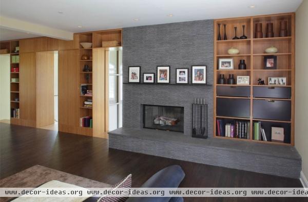 Ardsley Residence - modern - family room - new york