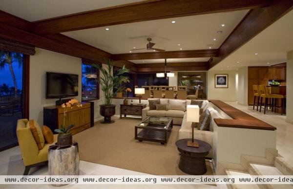 Ownby Design - tropical - living room - hawaii