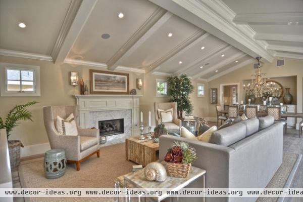 1512 Dolphin Terrace - traditional - living room - los angeles