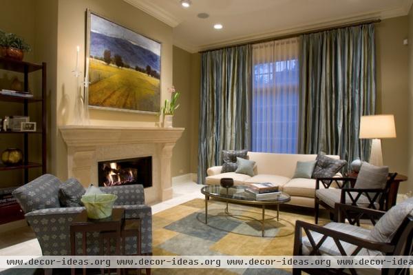 Living Room - traditional - living room - chicago