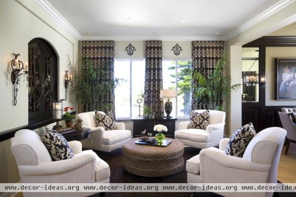 Living Room - traditional - family room - san diego