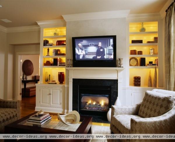 Big Screen - traditional - living room - san francisco