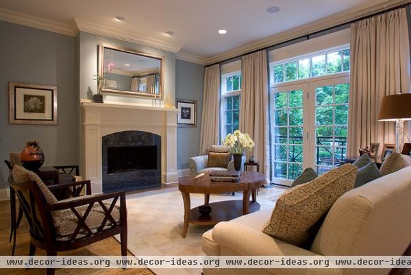 Living Room - traditional - living room - chicago